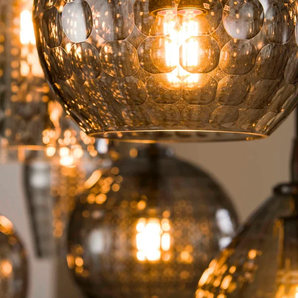Suspension vintage 7 lampes NOVA