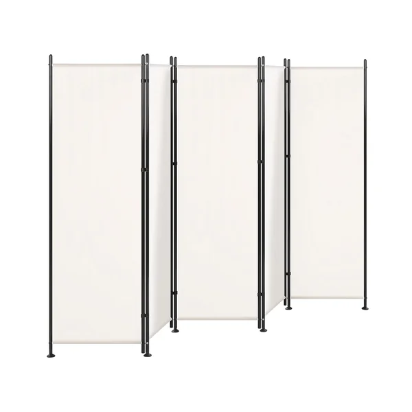 Séparateur de pièce à 5 panneaux NARNI Blanc 267 cm 170 cm