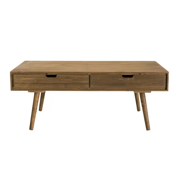 Table basse avec tiroirs en bois de sapin LIMA