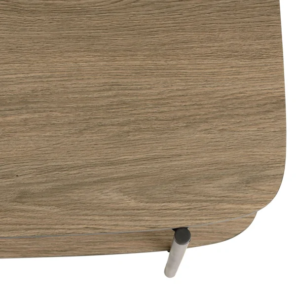 Table basse double plateau effet bois LANDAISE