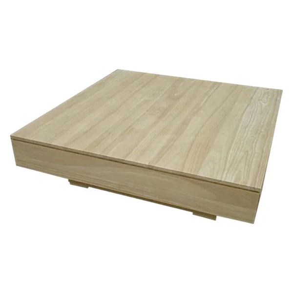 Table basse hévéa 100X100cm HELENA