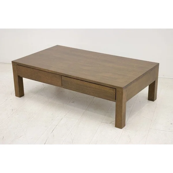 Table basse hévéa 4 tiroirs 115X65cm OLGA