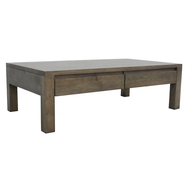 Table basse hévéa 4 tiroirs 115X65cm OLGA