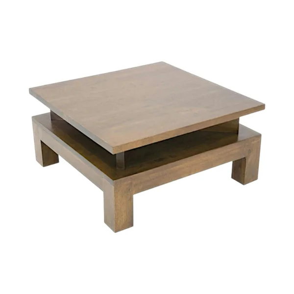 Table basse hévéa 70cm HELENA