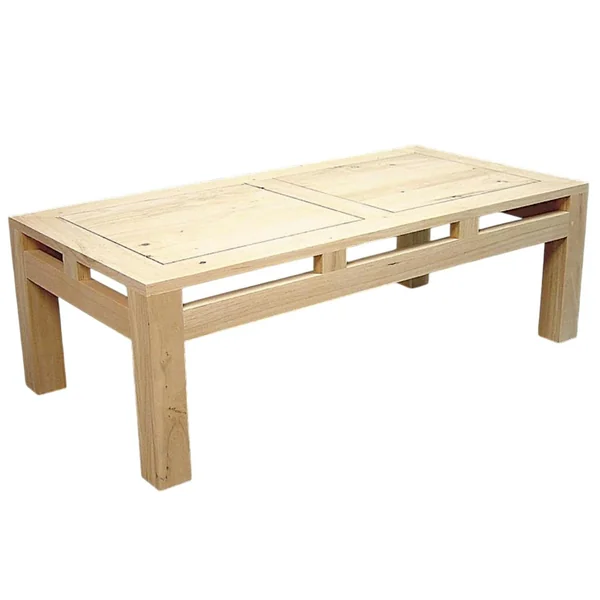 Table basse rectangle hévéa 120x60x40cm HELENA