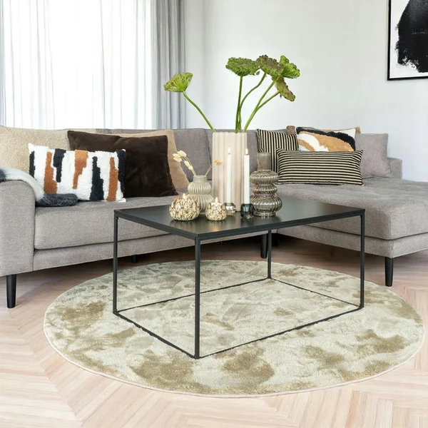 Table basse rectangulaire noire - design minimaliste TALLINN