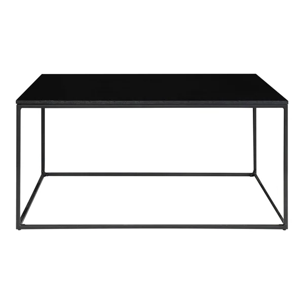 Table basse rectangulaire noire - design minimaliste TALLINN