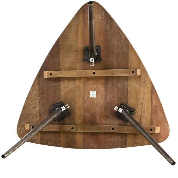 Table d'appoint triangulaire teck recyclé GM SWING