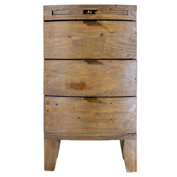 Table de chevet en bois recyclé BELFAST