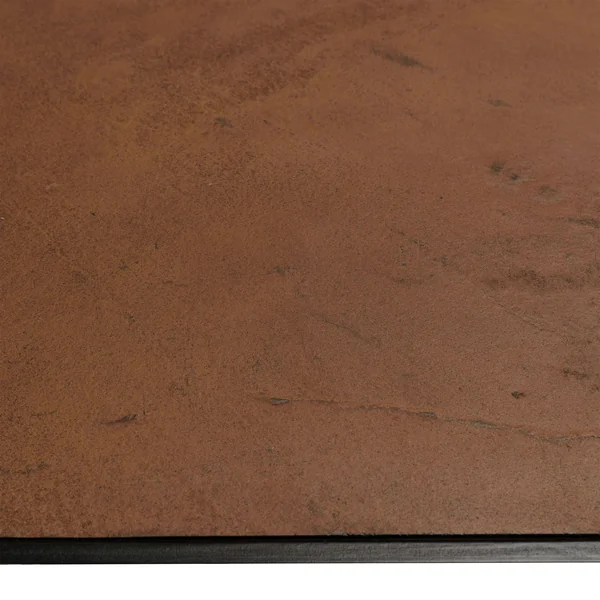 Table de repas rectangulaire bois effet pierre rouille 220 cm BIHAR