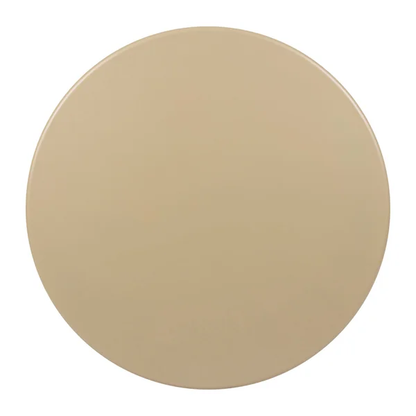 Table haute d'extérieur ronde en acier taupe d60xh100cm - Ajay
