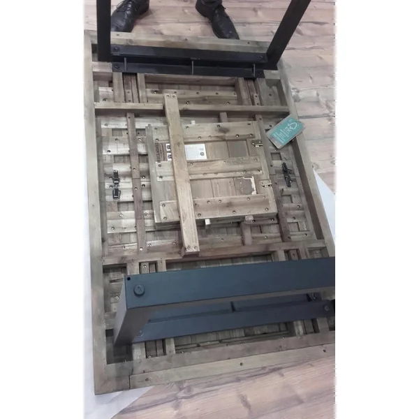 Table Repas Extensible Bois recyclé 180/240x90x77cm BRISBANE