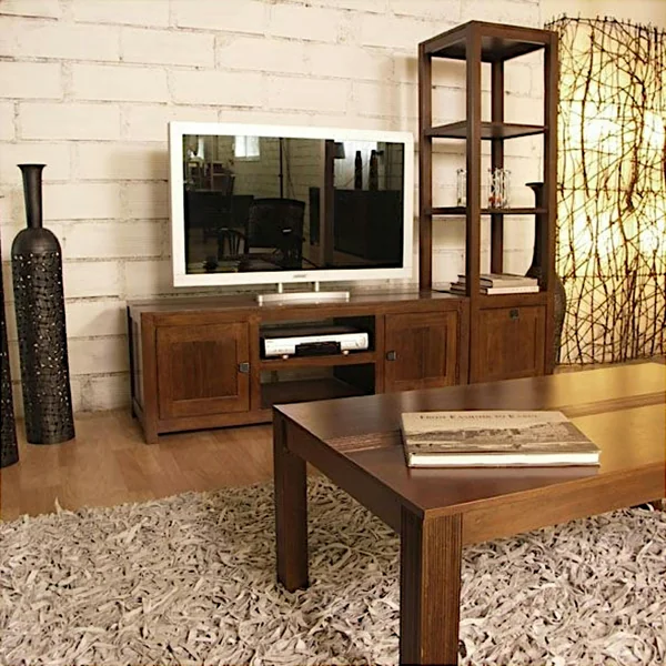 Table repas hévéa 130x130cm GALA