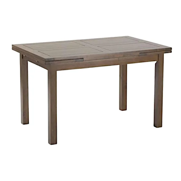 Table repas italienne hévéa 125-195cm Tradition