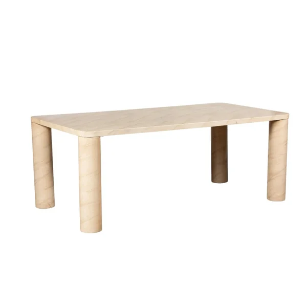 Table à manger en pierre forme organique 150 cm IDAHO