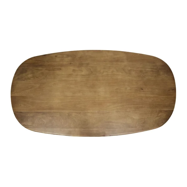Table à manger moderne en bois de manguier avec pied central 215 cm CREEK
