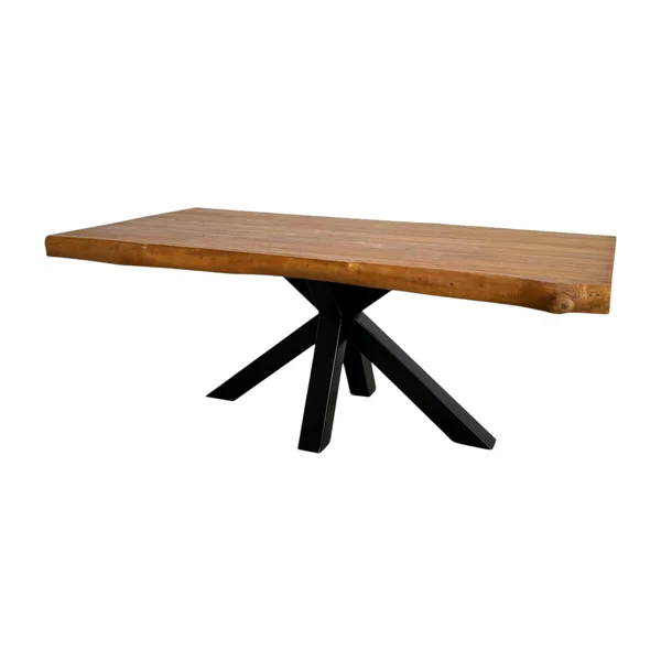 Table à manger rectangulaire bois de teck 200 cm TIMOR