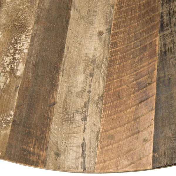Table à manger ronde teck recyclé D130 SWING