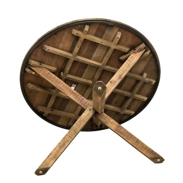 Table à manger ronde teck recyclé D130 SWING