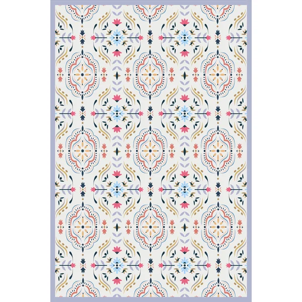 TAPIS 100X150CM ISADORA MULTICOLORE