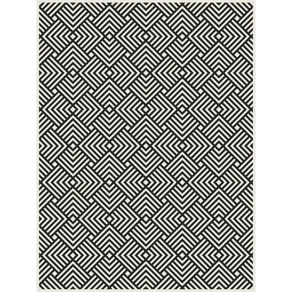 TAPIS 150X200CM ARAGON NOIR