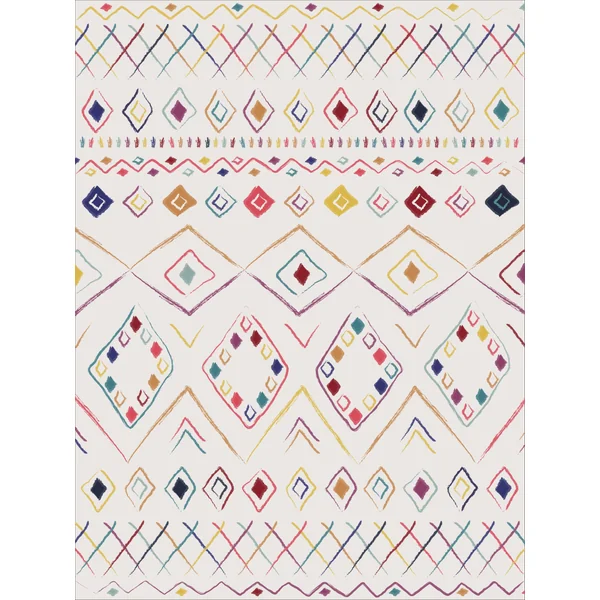 TAPIS 150X200CM LEANDRE MULTICOLORE