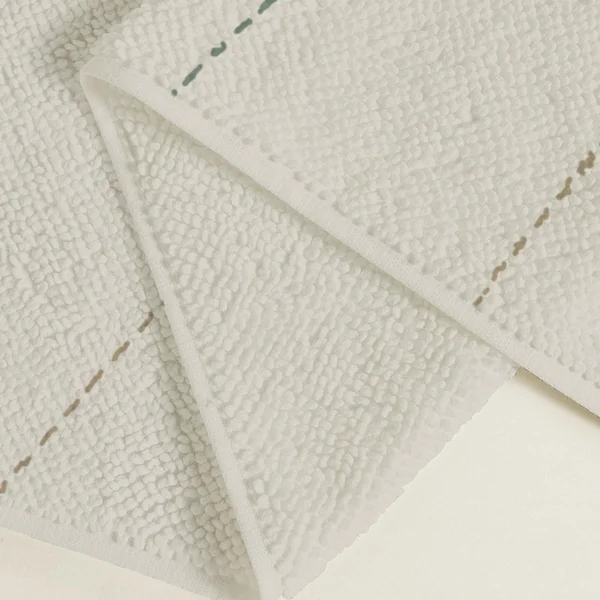 Tapis bain rayures colorees