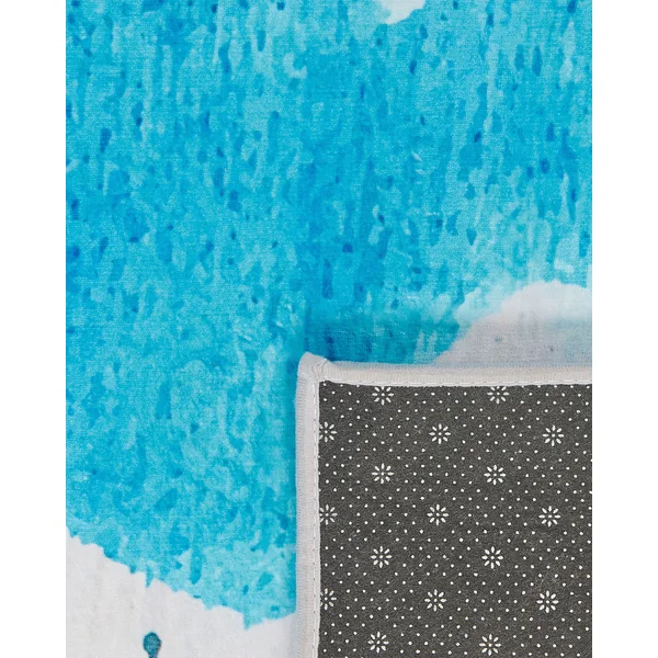 Tapis BOZAT Bleu 80 x 150 cm