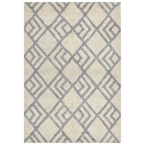 Tapis NEVSEHIR Beige 160 x 230 cm Coton