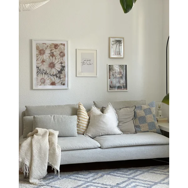 Tapis NEVSEHIR Beige 160 x 230 cm Coton