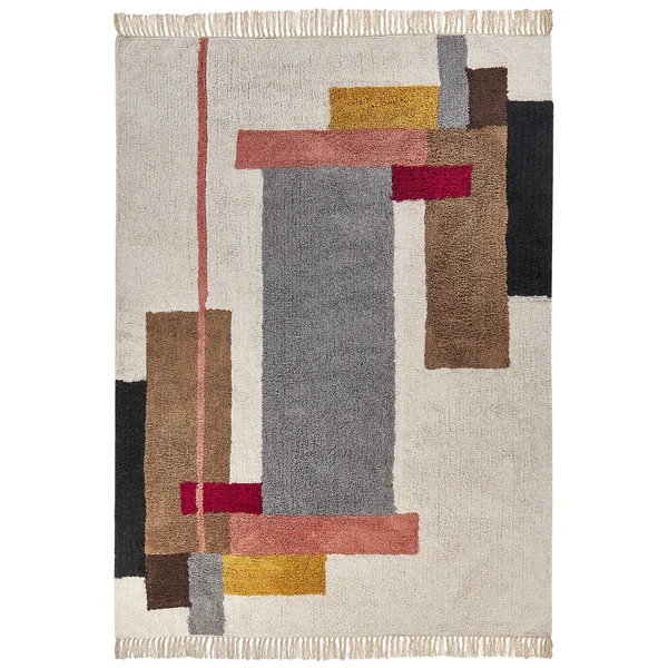 Tapis NIKSAR Multicolore 160 x 230 cm Coton