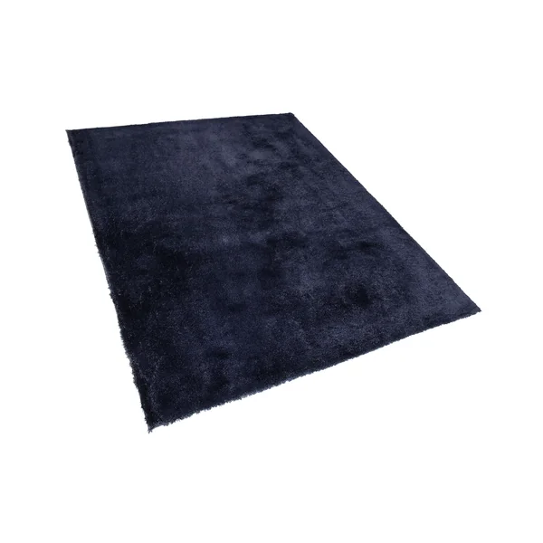 Tapis à poils longs EVREN Bleu foncé 160 x 230 cm