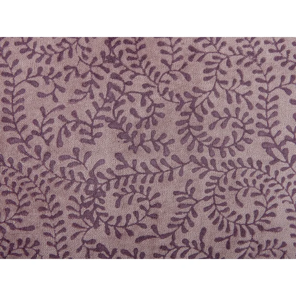 Throw Cushion KALMIA Velvet 45 x 45 cm Pink Floral Pattern