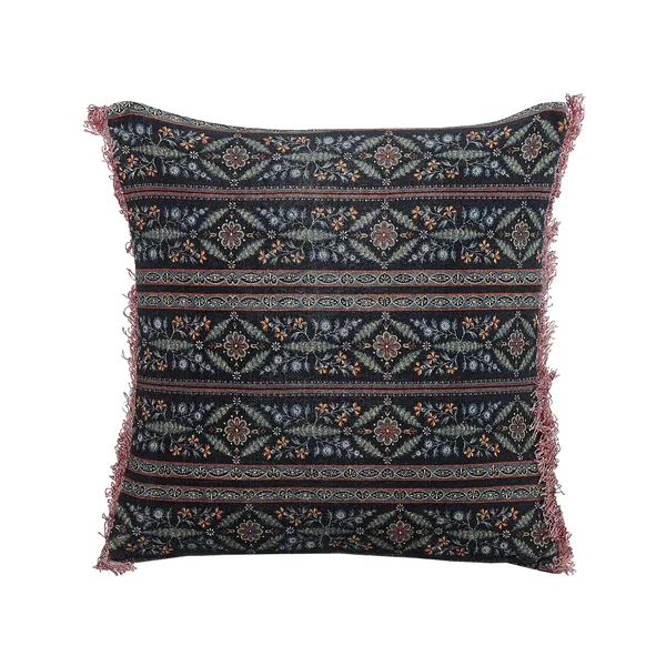 Throw Cushion RUTA Velvet 45 x 45 cm Multicolour Floral Pattern