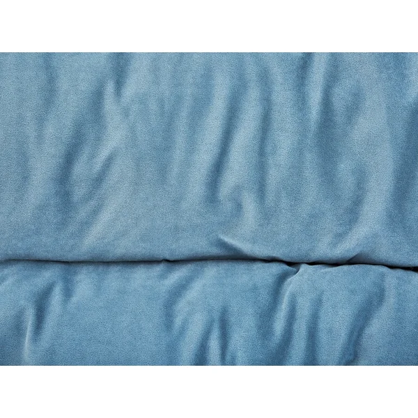 Tierbett ERGANI Samtstoff Blau