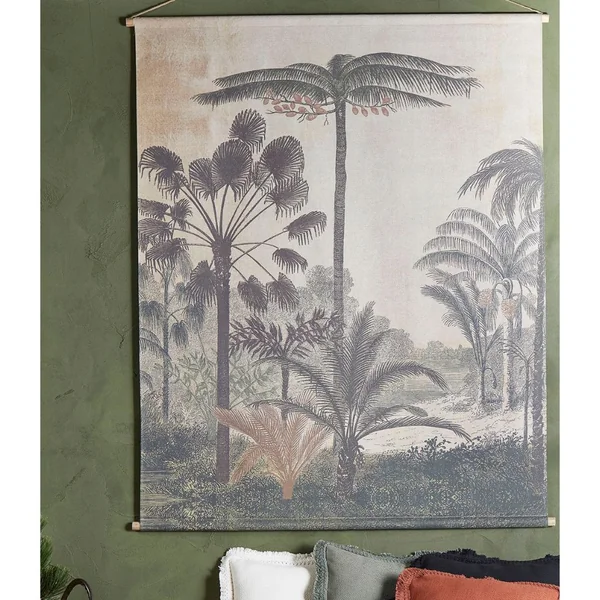 Toile Dragonnier vert 125X150Cm