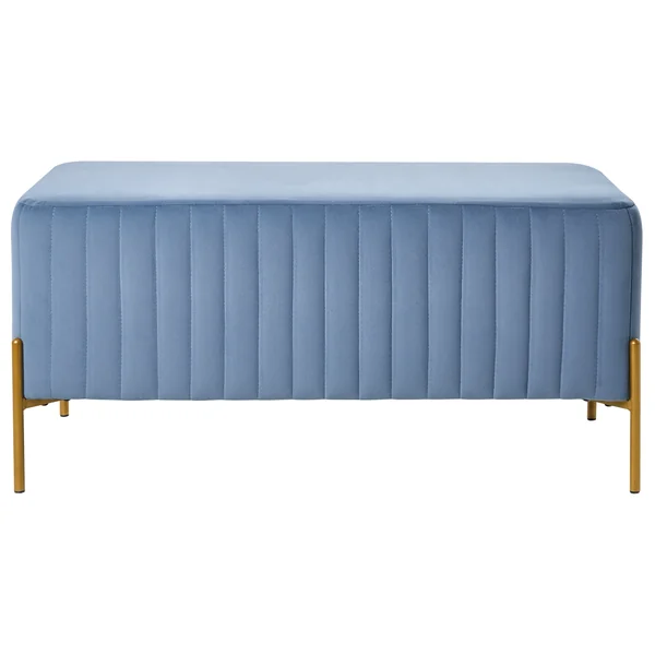 Upholstered Bench UTAH Velvet Blue