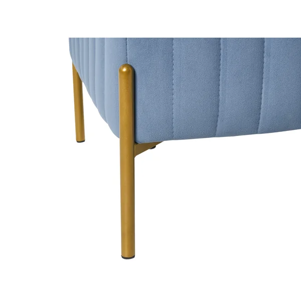 Upholstered Bench UTAH Velvet Blue