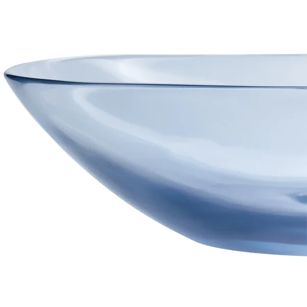 Vasque à poser MOENGO 54 x 36 cm Surface solide Bleu