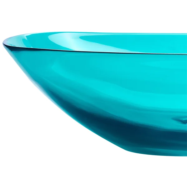 Vasque à poser MOENGO 54 x 36 cm Surface solide Turquoise