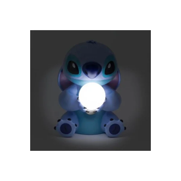 Veilleuse LED Disney Stitch sans fil 3D Light Paladone l.12 x H.15,9 x P.13,5 cm, Lilo et Stitch Disney