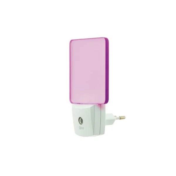 Veilleuse LED Otio IP20 1W rose l.13 x H.20 x P.7 cm