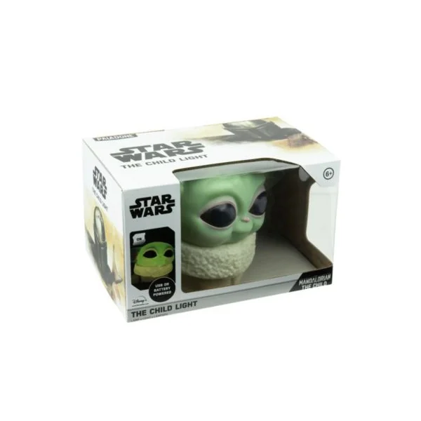 Veilleuse LED Star Wars bébé Yoda the Mandalorian Disney sans fil Paladone l.23,5cm x H.12cm x P.10,5cm