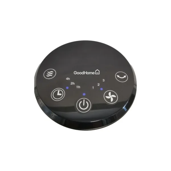 Ventilateur colonne oscillant GoodHome GHTF3-4HO 91 cm 45W noir