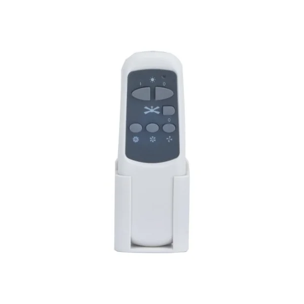 Ventilateur de plafond avec éclairage GoodHome Hanki coloris argent pour pièce de 25 m² Ø.132 cm
