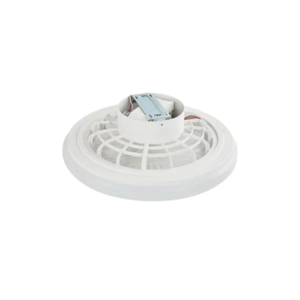 Ventilateur de plafond avec éclairage LED blanc Ø.50cm Seynave Ricardo
