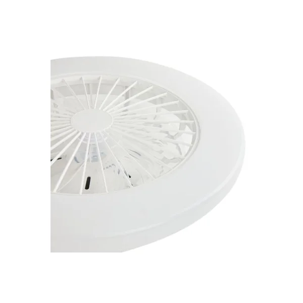 Ventilateur de plafond avec éclairage LED blanc Ø.50cm Seynave Ricardo