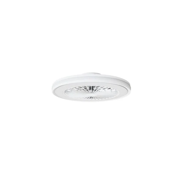 Ventilateur de plafond avec éclairage LED RGB blanc Ø.46 cm Seynave Sergio