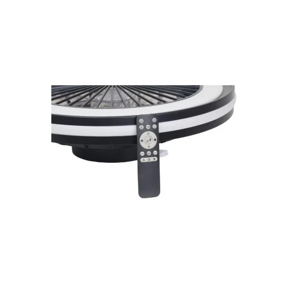 Ventilateur de plafond avec éclairage LED RGB noir Ø.46 cm Seynave Sergio