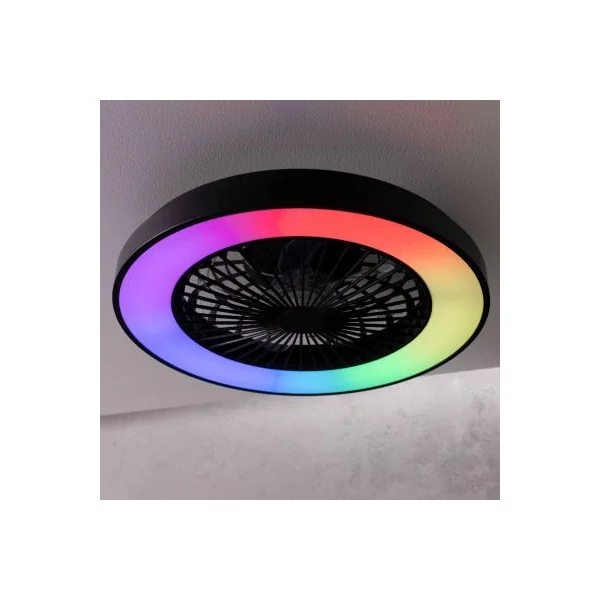 Ventilateur de plafond Mazzaro LED RGB Ø48,5 IP20 E27 40W 4700lm Brilliant